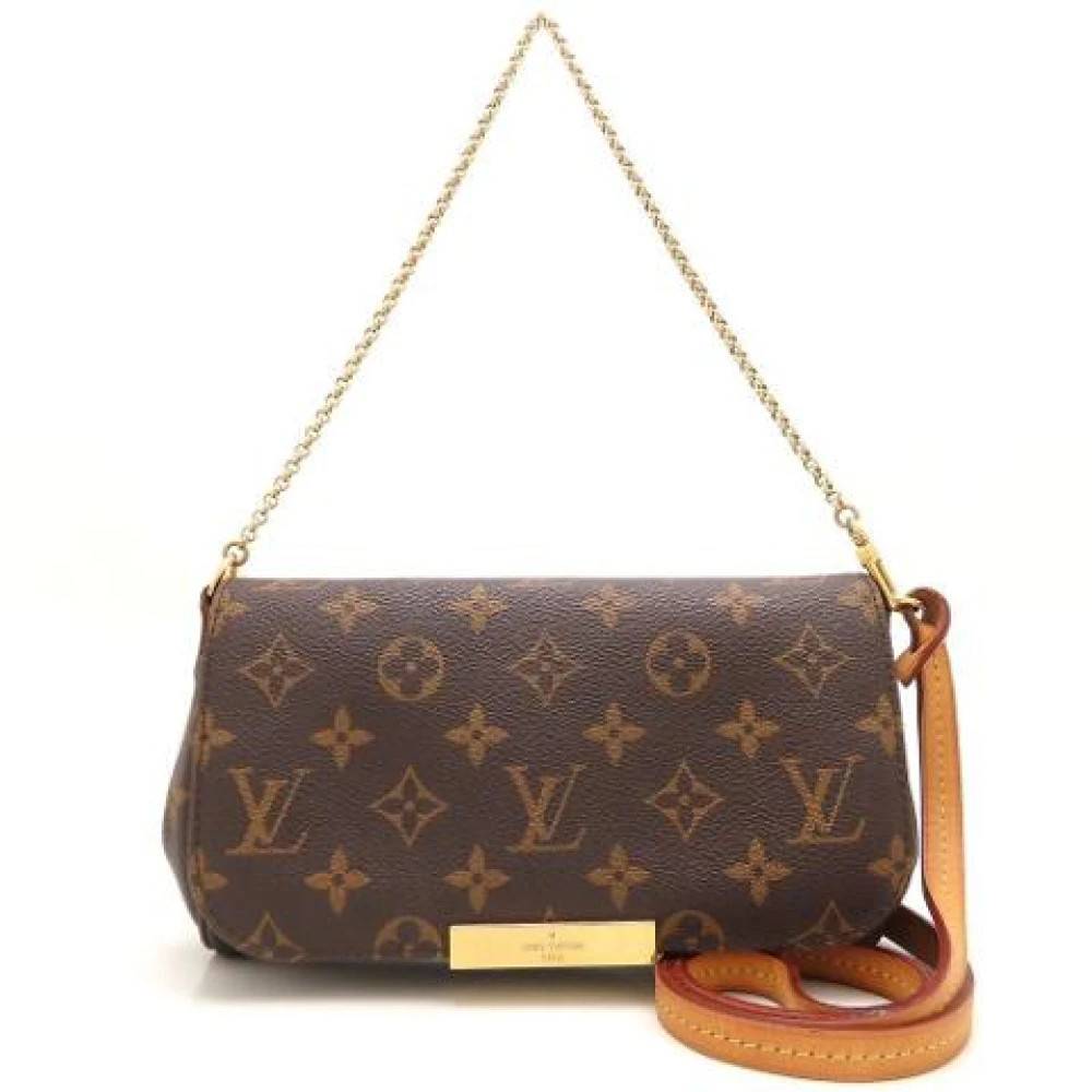 Louis Vuitton Vintage Pre-owned Monogram Skuldertaske - Vintage - Dame - Brun - ONE SIZE - Uld