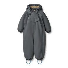 Evig Gummi Flyverdragt, Greyblue, 98 cm