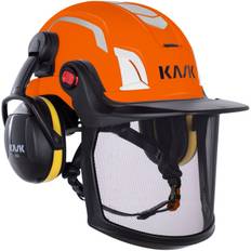 Skyddshjälm kask - Orange zenith x combo