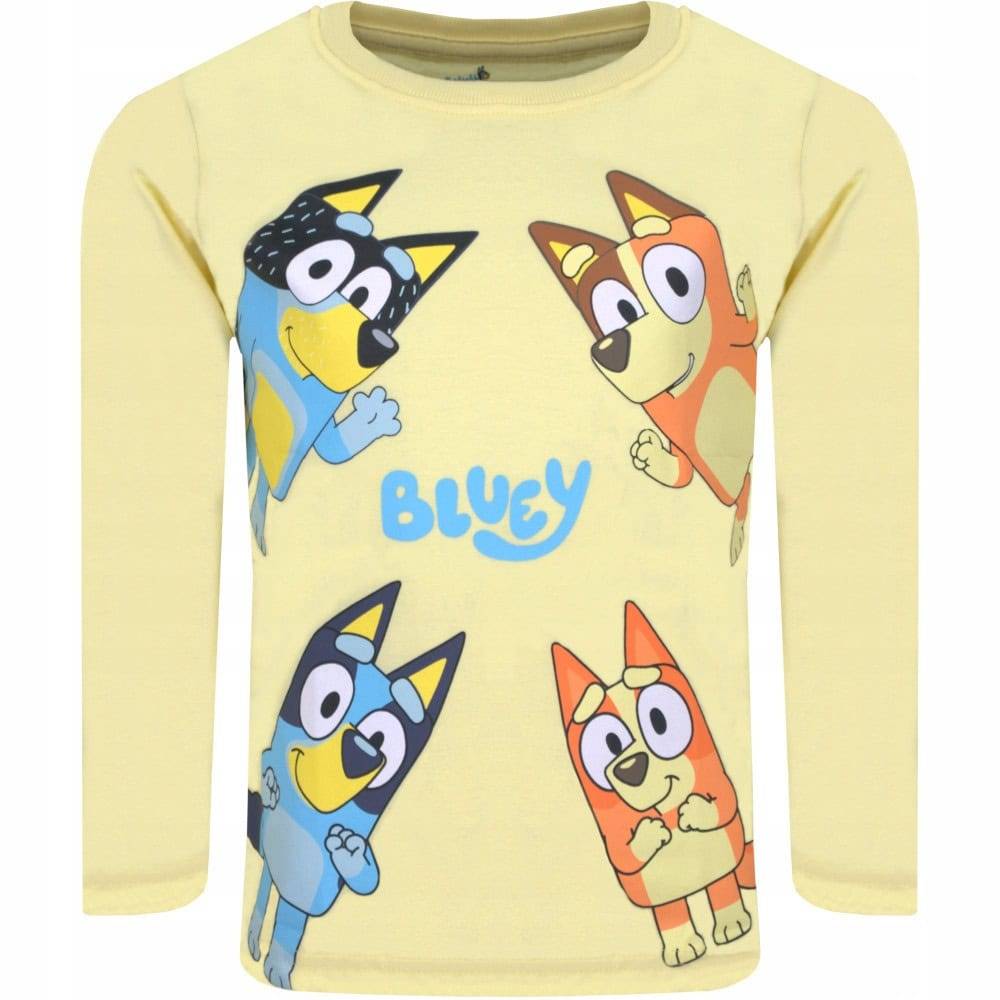 Bluey Let's Do Yellow barntröja med lång ärm, 116 cm