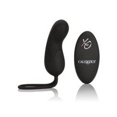 California Exotics - Vibroei Callie Silicone Remote Rechargeable Curve black - Akku Power| AKTION