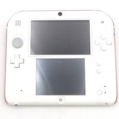 Nintendo 2DS - White and Red - Scarlet Red - Konsol - SNR AEM101223018 (B Grade) (Genbrug)