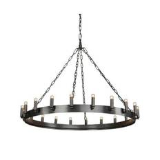 Artwood Crown lysekrone - dia. 105 cm - antique iron