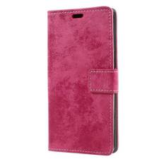 Oneplus 5 flip cover i retro stil rosa