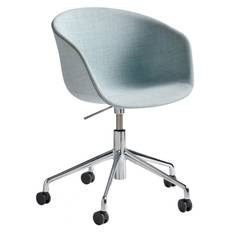Hay - Aac53 Stol 5 Star Swivel Aluminium / - Ljusblå