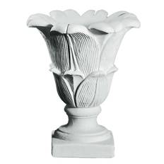 Frostsikker Blomster krukke med tulipanform H: 56 cm Lahema Marmor Kunst