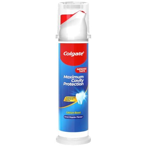 Colgate hålskydd tandkrämspump, 100 ml
