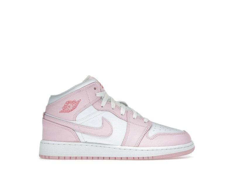 Jordan 1 Mid Pink Foam Fire Red (GS) - 35.5 / Standard
