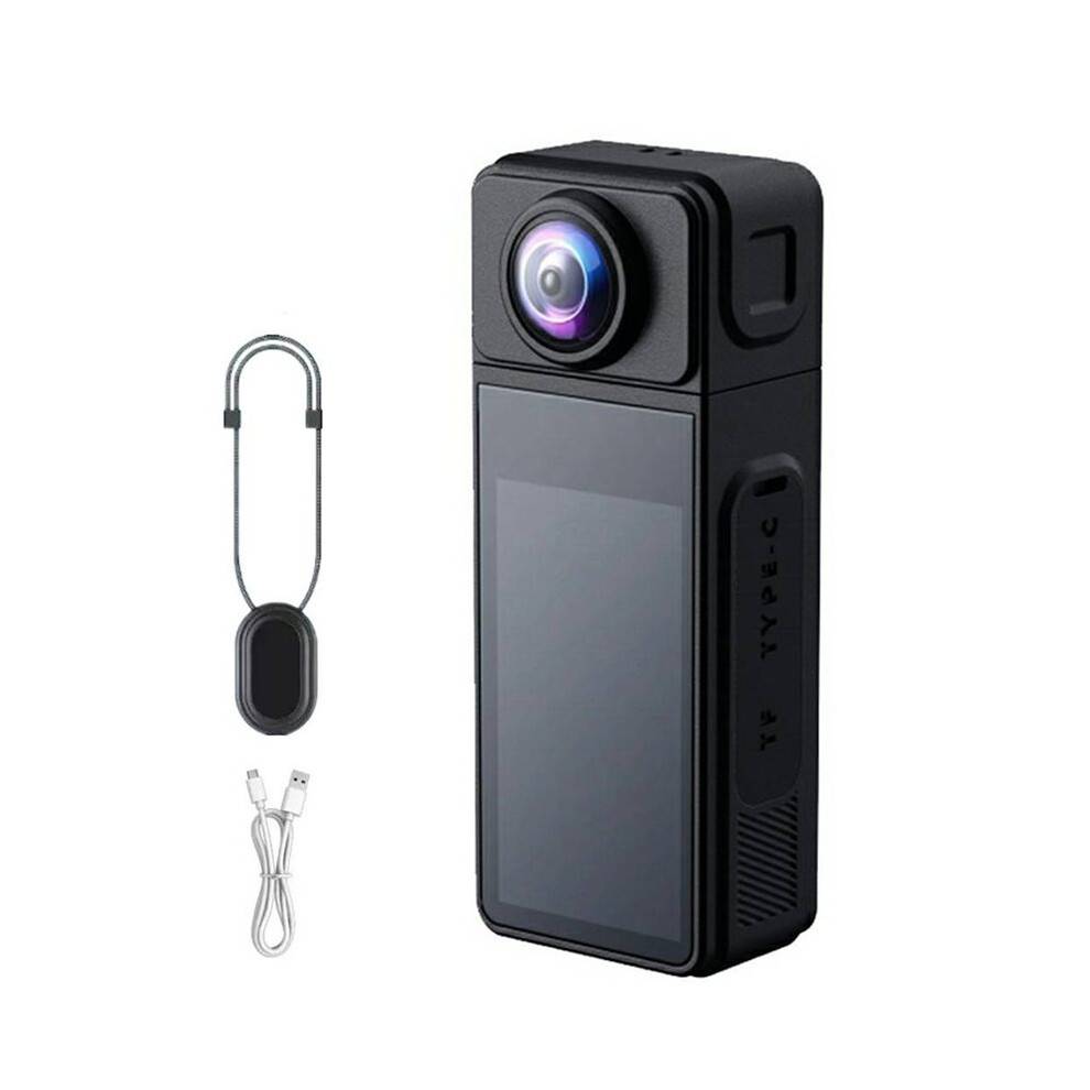 1080HD Action Camera 1.97" Display 270 Rotatable Lens WiFi Sports Action Cam Wearable Vlog Recorder Thumb Action Camera