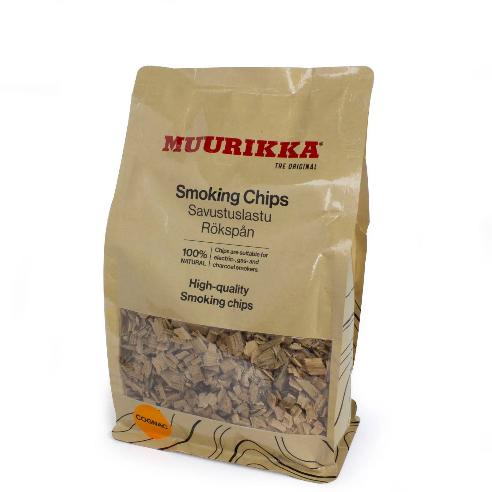 Muurikka Rökspån, Konjak 500 g