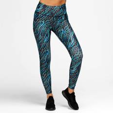 Honeycomb Leggings, XXXL / Blue / No Side Pockets