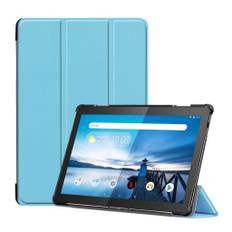 Lenovo Tab M10 tre-folds læder etui - Babyblå