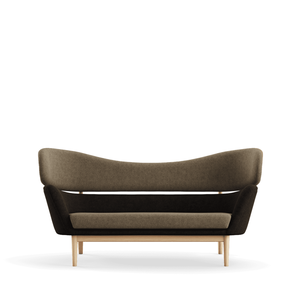 Baker sofa, eg klar olie af Finn Juhl Hallingdal 227 / 376 - Jacobsen Plus