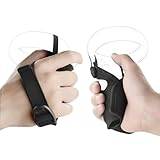 Geekria Kontrollskydd, kompatibelt med Oculus VR, Rift S, tvättbart skyddande fodral VR spelheadset kontroller ersättning, Oculus Touch Controller skydd (svart, 1 par)