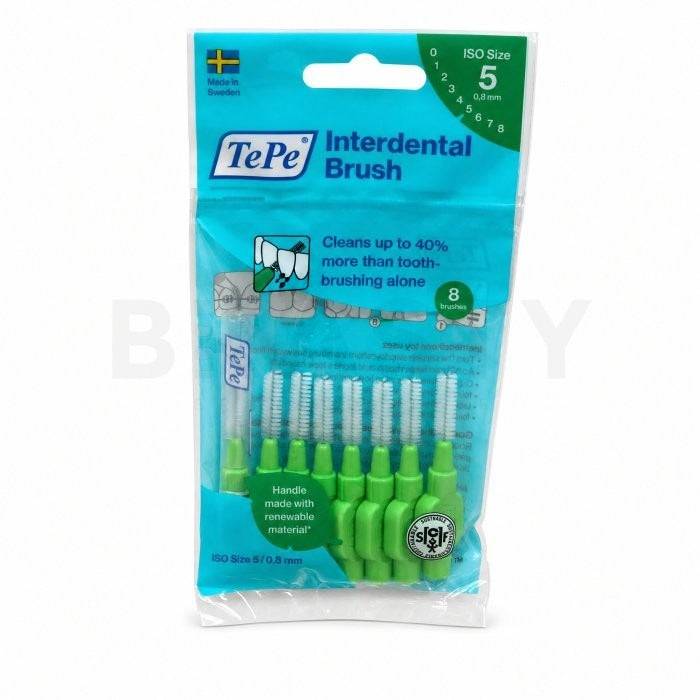Tepe Vanlig interdentalborste (0,8 mm grön 8 st)