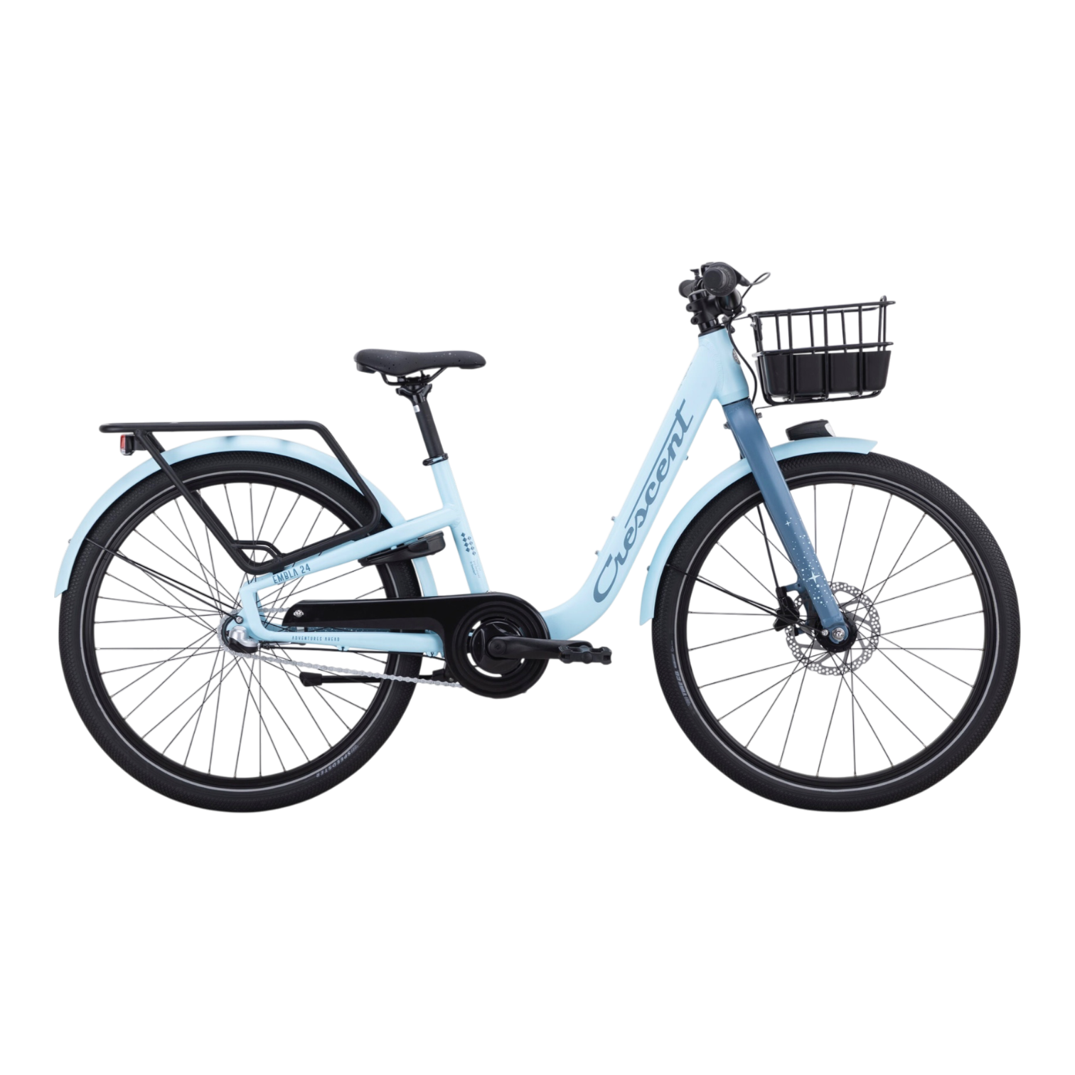 Crescent Embla 24″ Barncykel 3s – Ljusblå