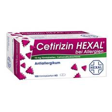 CETIRIZIN HEXAL Filmtabletten bei Allergien - 100 St