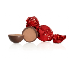 6stk Fyldt Cocoture chokoladekugle - flødechokolade m/honning & nougat crisp - mørkrød