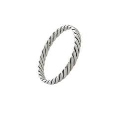 Randers Sølv Armbånd - Snoet armring lavet i sølv - RS33601