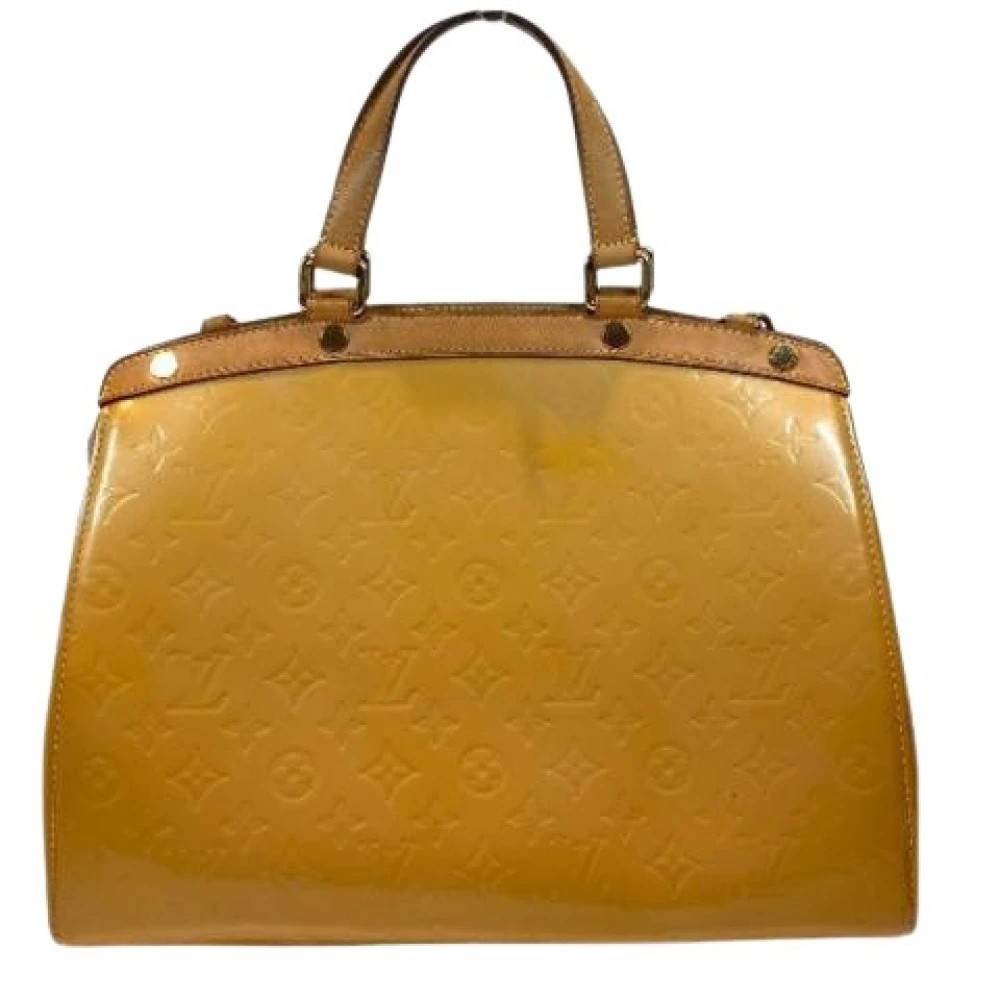 Louis Vuitton Vintage Pre-owned Vernis Skuldertaske - Vintage - Dame - Brun - ONE SIZE - Uld