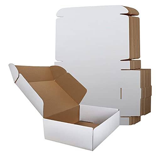 RLAVBL Vit kartong, 30,5 x 22,9 x 7,6 cm, set med 20 fraktlådor i kartong
