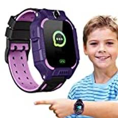 Smart klocka för barn | Smartwatch för barn med LBS Tracker,Vattentät Sport Fitness Tracker kompatibel IOS Smartphone för barn Vuxna Aibyks