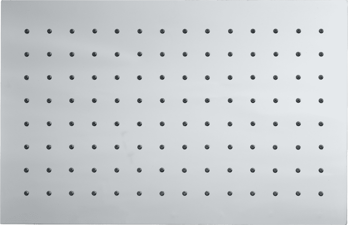 Rektangulärt regnduschhuvud 340 x 220 ZSOF091 Förkromad mässing