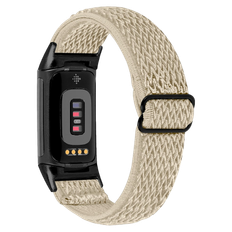 Fitbit Charge 5 / 6 Nylon Rem - Beige