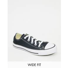 Converse – Chuck Taylor All Star – Svarta sneakers med bred passform-Svart/a