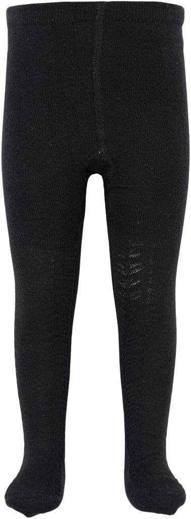 MINIPOP Minipop Bamboo Tights Str 3-4Y - Sort Strømpebukser Elastan hos Magasin.