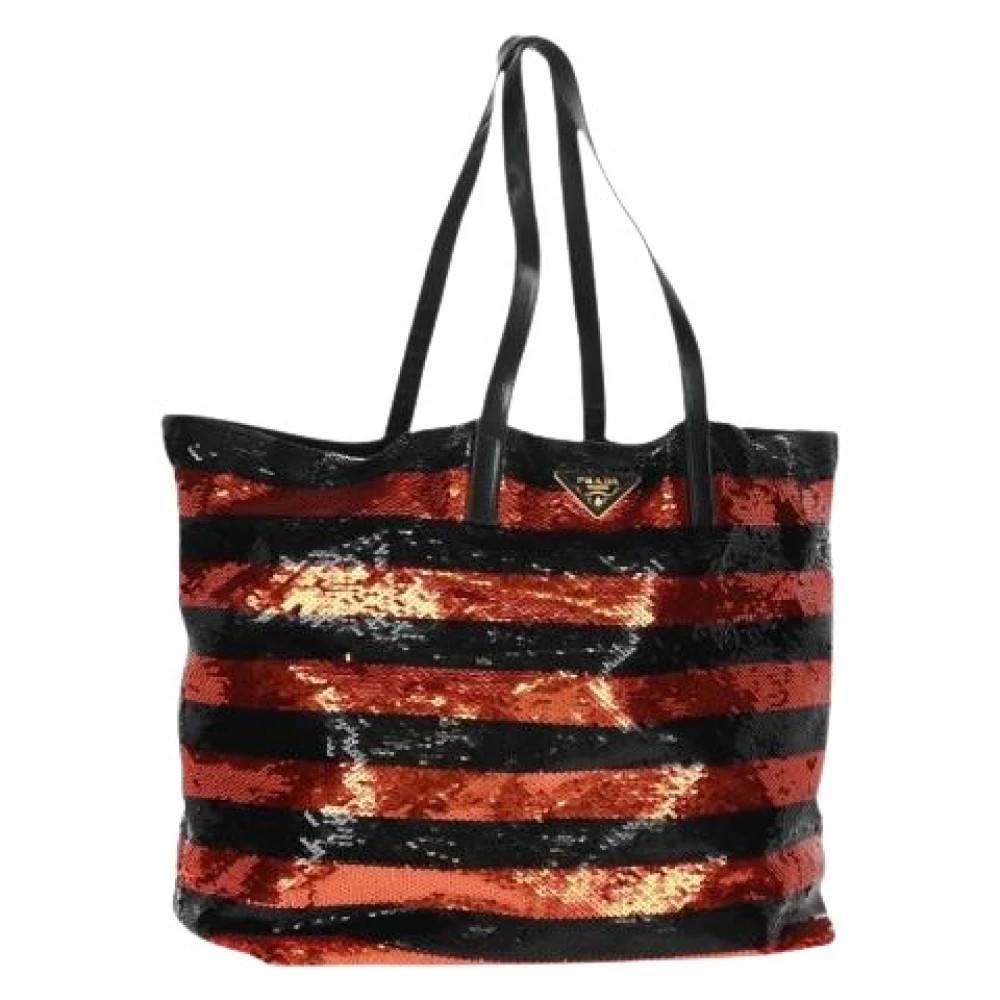 Prada Vintage Pre-owned Nylon Tote Bag - Vintage - Dame - Flerfarvet - ONE SIZE - Nylon