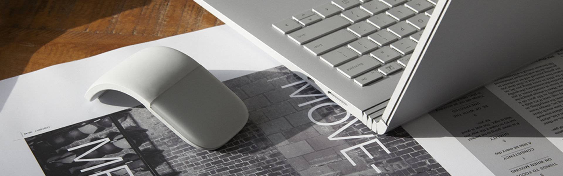 Kommerciel Surface Arc Mouse – lysegrå