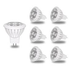 GOHDLAMP GU4 LED Warmweiß Spot Light MR11 LED Glühbirnen Nicht Dimmbar 6 Stück, GU4 LED 12V 3W Ersetzt 30W Halogenlampen Reflektor, 2700K 540LM AC/DC 11V-14V, GU4.0-Sockel
