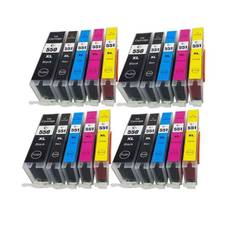 Rabatpakke - Canon PGI-550XL / CLI-551XL 5 farver 4 x 5 Kompatibel PGI-550XL 308 ml