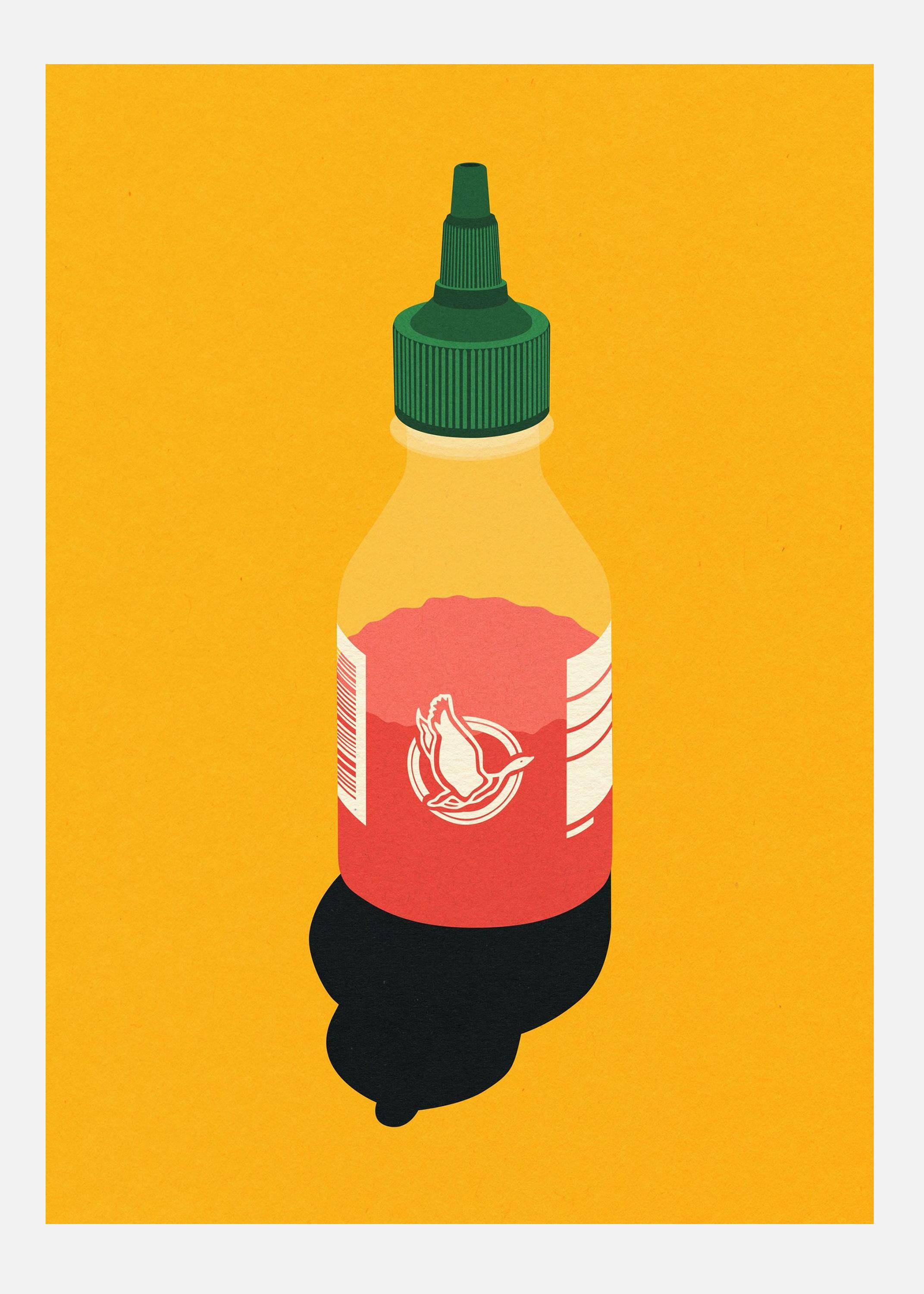 Chilli Sauce Canvastavla (30x40 cm)