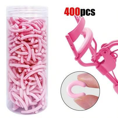 400 st. ögonfransböjare refillpads, mjuka böjbara ersättningspads lämpliga för alla fransar. Jul, vinter, rosa, examen, födelsedag, helgdag, sommar, h