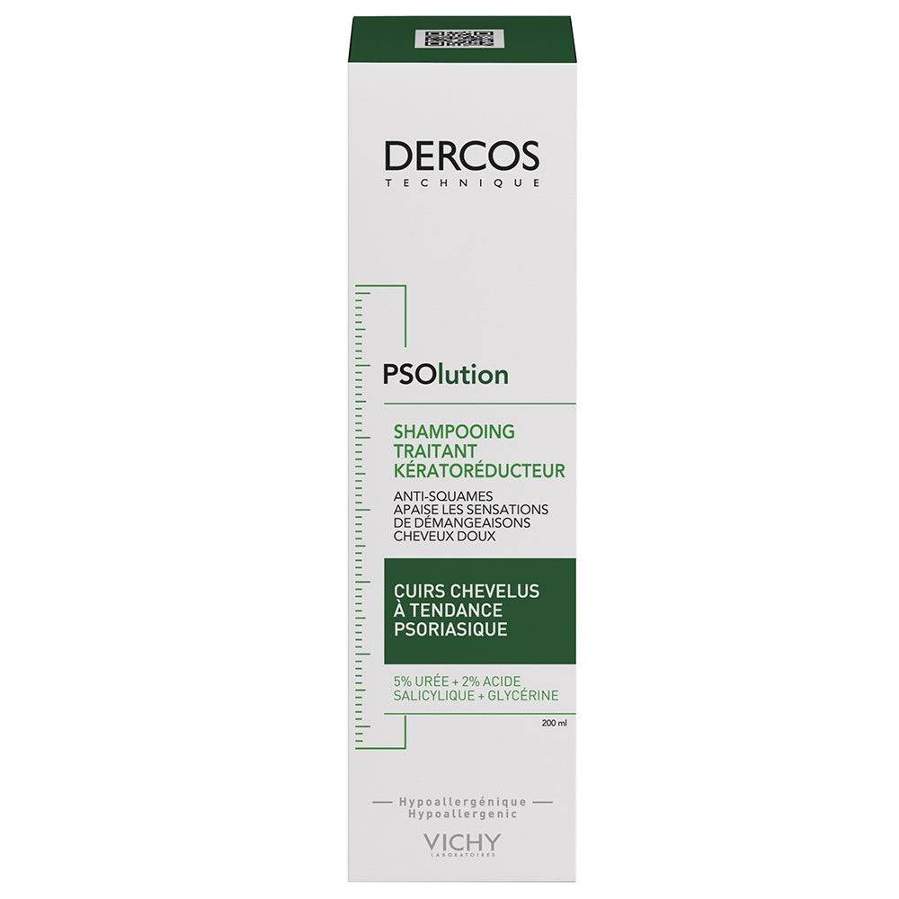 Vichy Dercos Psolution Shampoo Trattamento Cheratoriducente 200ml — Shampoo