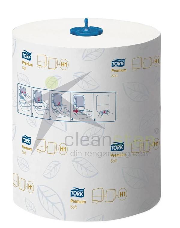 Tork 290016 Handduksrullar Premium, Soft H1-matic, 6 rullar - 28 kolli