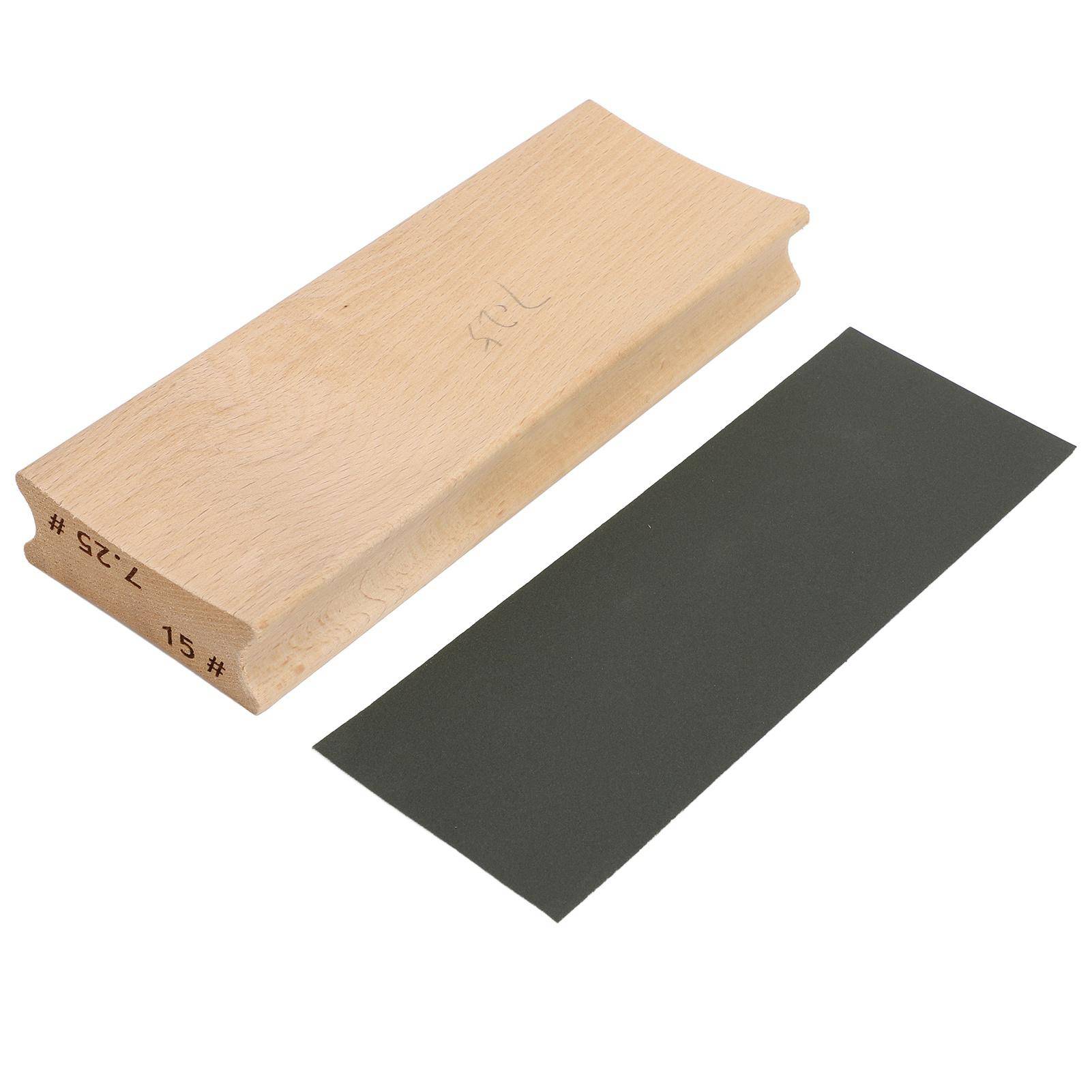 Gitarr Slipkloss Trä Radius Hals Greppbräda Fingerbräda Bandslipning Luthierverktyg 7.25in X