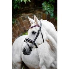 Horseware Diamante Flash Träns - Svart/Rosa (Cob)