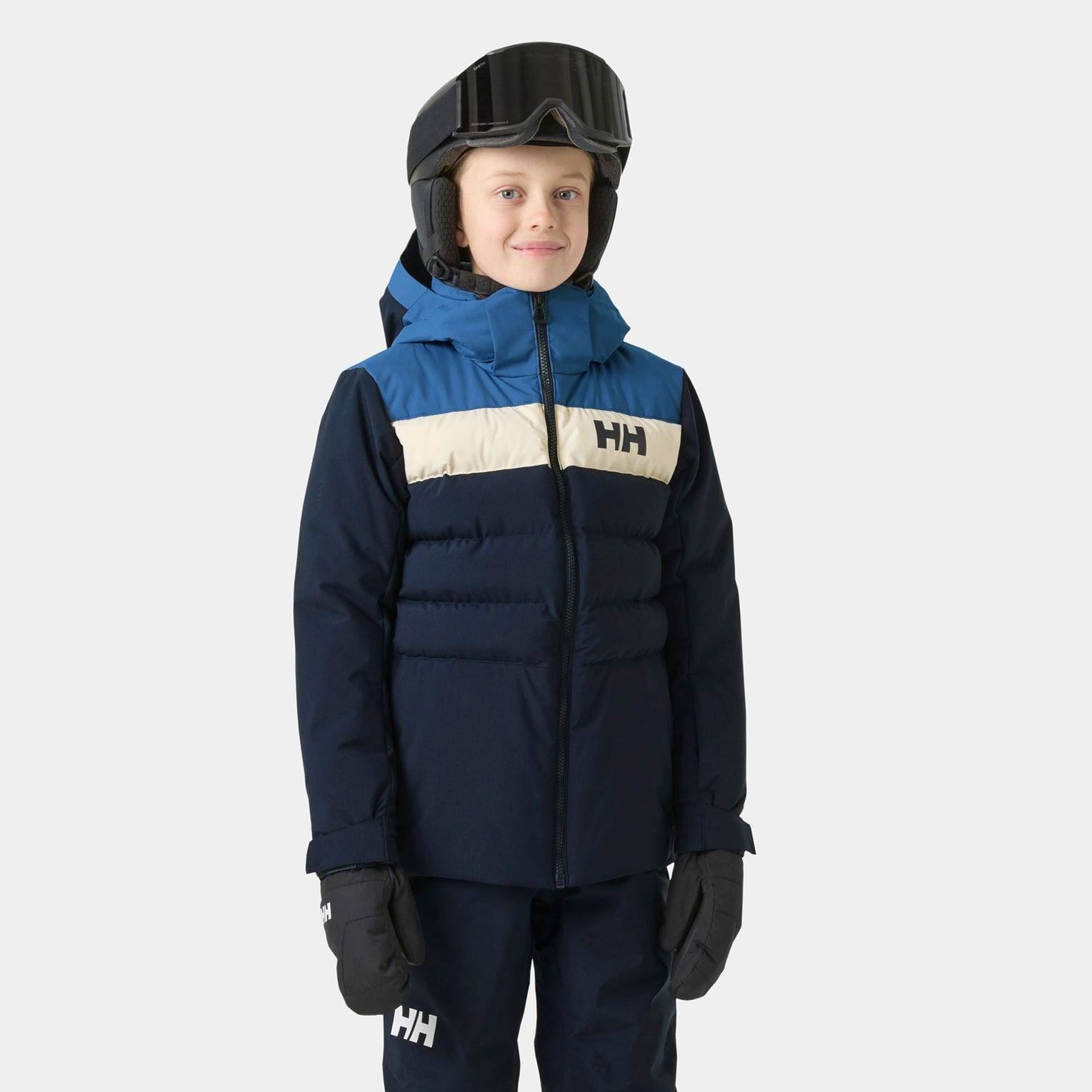 Helly Hansen Jr Cyclone Jacka | Klassisk Skidjacka För Pojkar Marinblå 140 - Navy Marinblå