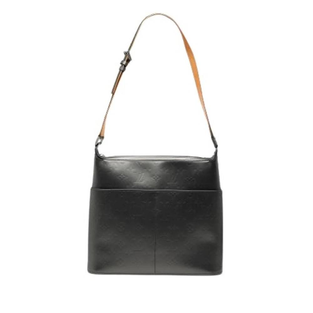 Louis Vuitton Vintage Pre-owned The Sutter Shoulder Bag - Vintage - Dame - Grå - ONE SIZE - Uld
