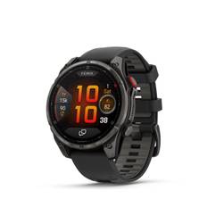 Garmin Fenix 8 PRO 47mm LTE GPS Klocka Sapphire, Karbongrå DLC-titan (Svart)