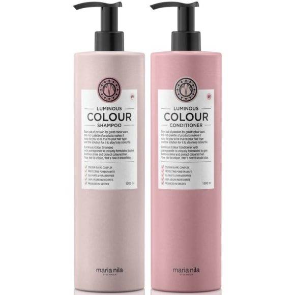 Maria Nila Luminous Colour Bundle - 1000 ml & 1000 ml