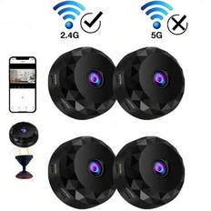 1/2/4 st mini-spionkamera, 2.4G trådlös WiFi dold kamera 720P Full HD, dolda kameror med rörelsedetektering, säkerhetskamera för hem/kontor - Multifärgad (1 PC,2 st,4 st)