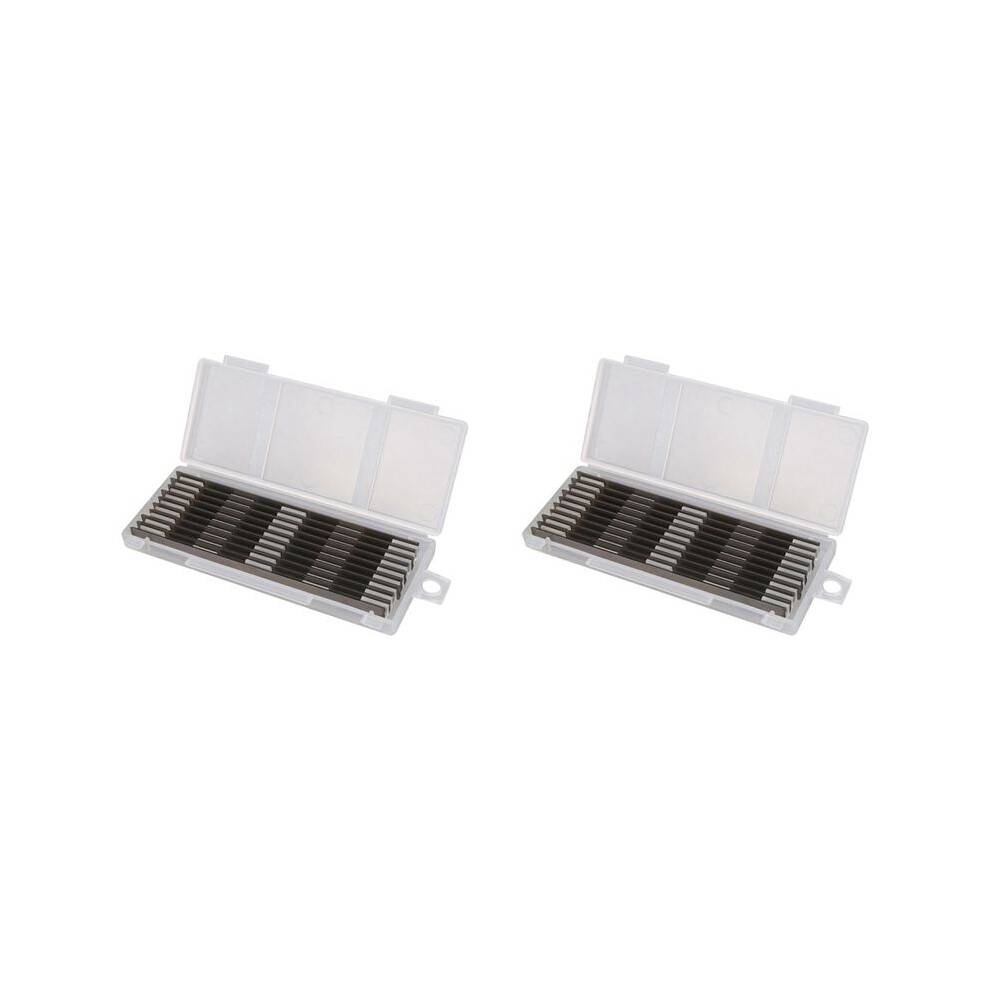 20Pcs 82mm Planer Blades Reversible Electric Planer Blades Boxed HSS for for Power Tools Grinders