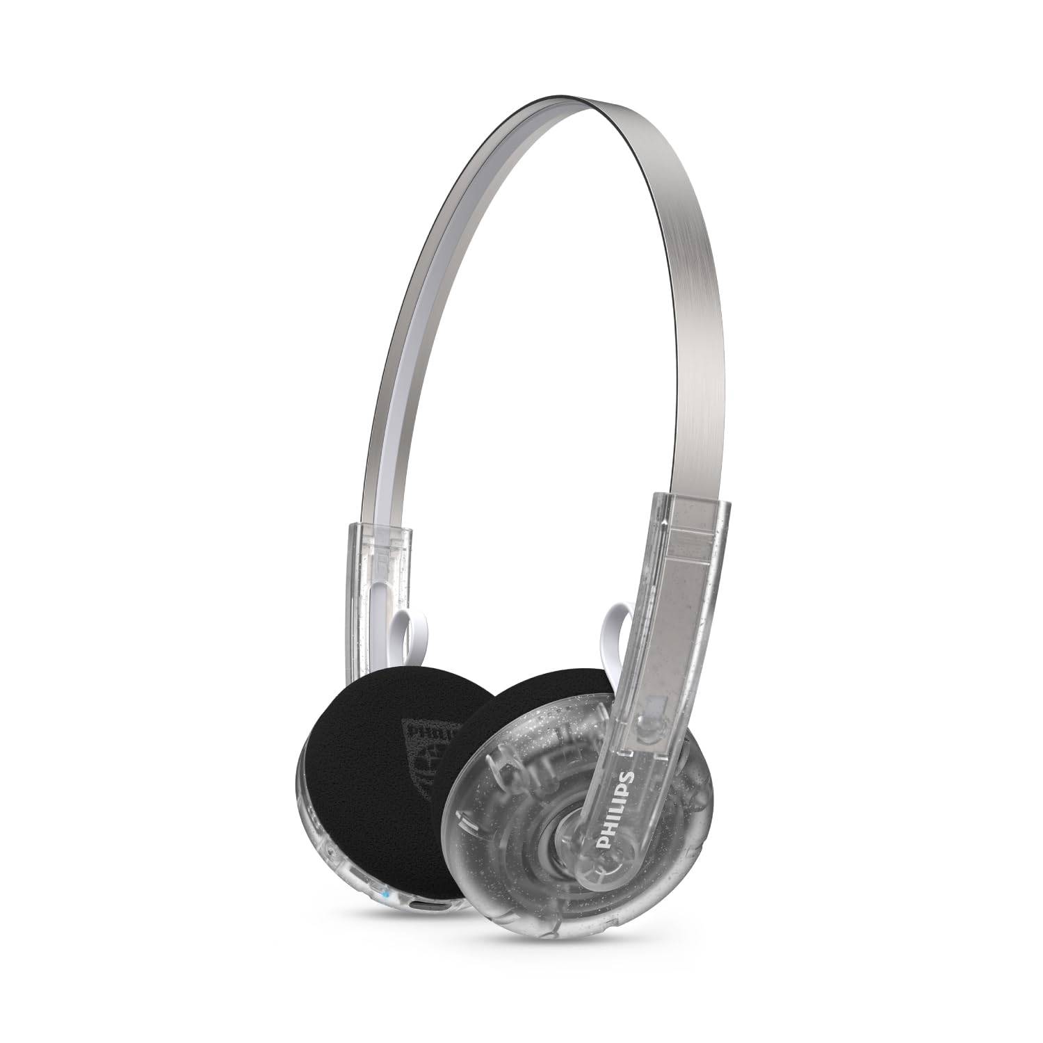PHILIPS TAH2000 RINGO On-Ear Bluetooth 5.4 Wireless Headphones, Philips Audio 100th Anniversary Model, 80s Retro Design, Multipoint Connectivity, Incl