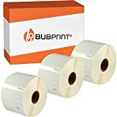 Bubprint Kompatibla etiketter som ersättning för Dymo 11354 S0722540 för etikettskrivare 310 320 330 400 450 Duo Twin Turbo 57 x 32 mm vit 3-pack