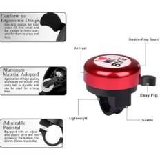 Bike Bell Bell Alloy Kids Bike Horn Ring Mini Bike Accessories