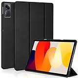 EasyAcc-fodral kompatibelt med Xiaomi Redmi Pad SE 2023 11 tums surfplatta, smalt stativ, skyddsfodral för Redmi Pad SE 2023, svart